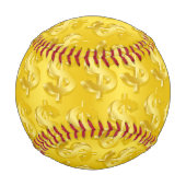 $金ゴールド$ 野球ボール (正面)