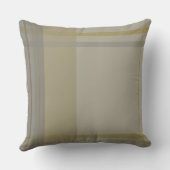 金ゴールド、銀の銅、グレーとbeigesの格子状 クッション (裏面)