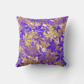 金ゴールド、青銅及び青栗葉の クッション (裏面)