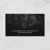 金ゴールド |黒 名刺 (裏面)