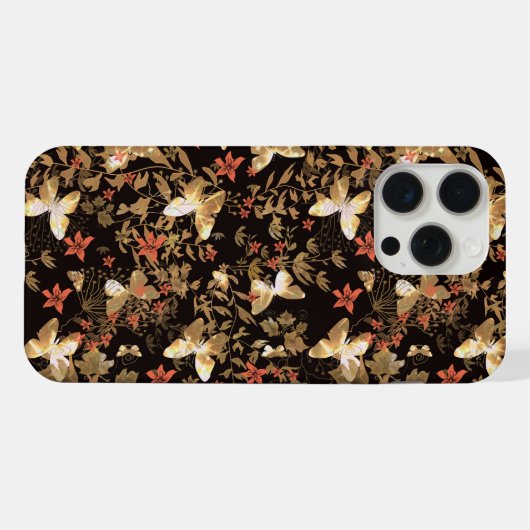 金ゴールド iPhoneケース (裏面横)