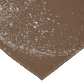 金ゴールド「NOT TODAY!」とシルバーグリッターのブラウン | テーブルクロス (アングル)