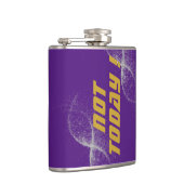 金ゴールド"NOT TODAY!"と紫の銀グリッター | フラスク (右)