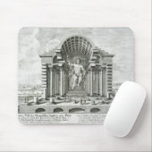 金ゴールドaのPhidias著なされるオリンピックのゼウスの彫像 マウスパッド (マウス)