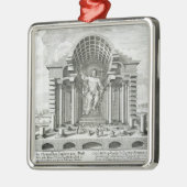 金ゴールドaのPhidias著なされるオリンピックのゼウスの彫像 メタルオーナメント (左)