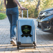 金ゴールドBee Crown Your Text シール (スーツケースインサイチュ)