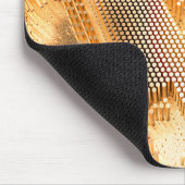 金ゴールドBitcoinデジタル暗号通貨BTCロゴ マウスパッド (コーナー)