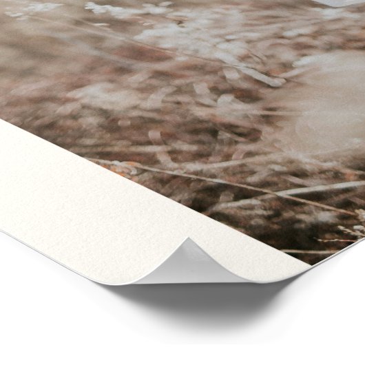 金ゴールドBohoミニマルなArch写真卒業 ポスター (角)