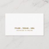 金ゴールドBurlapハート、日付の保存 エンクロージャーカード (裏面)