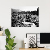 金ゴールドc用SLUICING1890 ポスター (ホームオフィス)