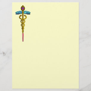 金ゴールドCADUCEUSの医療記号