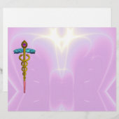 金ゴールドCADUCEUSの医療記号 (正面/裏面)