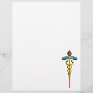金ゴールドCADUCEUSの医療記号
