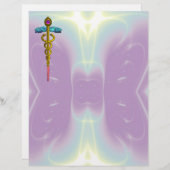 金ゴールドCADUCEUSの医療記号 (正面/裏面)