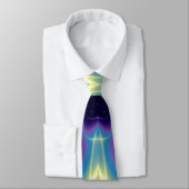 金ゴールドCADUCEUS獣医シンボル、紫ブルー ネクタイ (タイ)