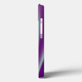 金ゴールドCADUCEUS登録ナースシンボルブルーパープル Case-Mate iPhoneケース (裏面 / 左)