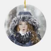 金ゴールドCaduceus登録ナース写真 セラミックオーナメント (裏面)