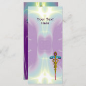 金ゴールドCADUCEUS MEDICAL SYMBOLパープルグリーン (正面/裏面)