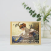 金ゴールドCC0680ポストカードのGirodetシャワー ポストカード (スタンド正面)