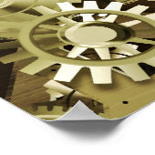 金ゴールドClockworkコントロール2ポスター ポスター (角)