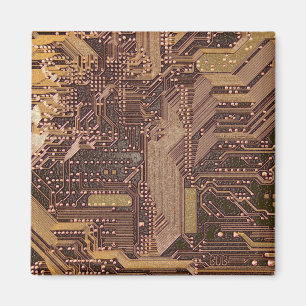 金ゴールドCyber回路基板Tech Electronics マグネット