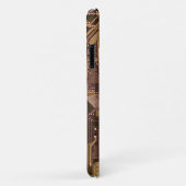 金ゴールドCyber Circuit Board Tech Art Electronics Case-Mate iPhoneケース (裏面/右)