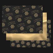 金ゴールドD20クリマス |テーブルトップロールプレーヤーサイコロ ラッピングペーパーシート