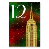 金ゴールドESBスカイライン#2クリスマス星空 テーブルナンバー (裏面)