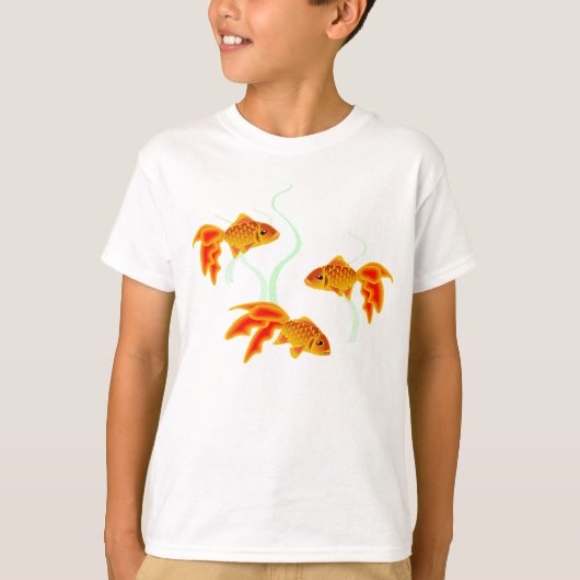 金ゴールドFishies Tシャツ (正面)