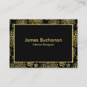 金ゴールドFLARE(ブラック・ビジネス・カード) 名刺 (正面)