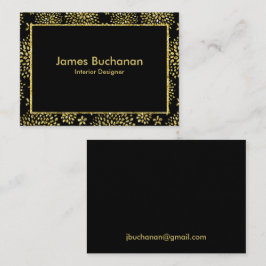 金ゴールドFLARE（ブラック・ビジネス・カード） 名刺