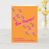 金ゴールドG4Cでのボンドヴォヤージーズ カード (黄色い花)