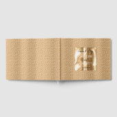 金ゴールドGlamテクスフェイクチャ ゲストブック (全面)