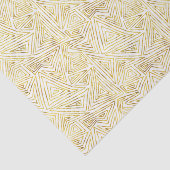 金ゴールドGlam三角形抽象芸術ジオメトリ 薄葉紙 (詳細)