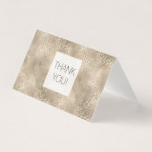 金ゴールドGlam Leopard Printありがとう (正面)