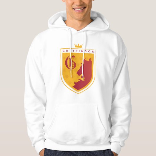 金ゴールドGRYFFINDOR™王冠クレスト パーカ (正面)