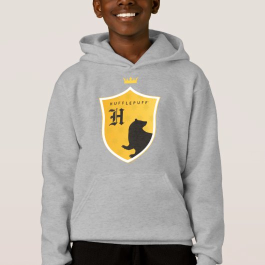 金ゴールドHUFFLEPUFF™輪郭付きクラウン (正面)