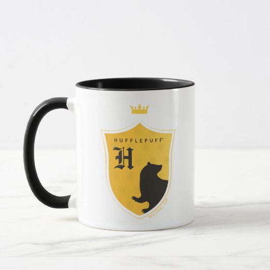 金ゴールドHUFFLEPUFF™輪郭付きクラウン マグカップ (左)