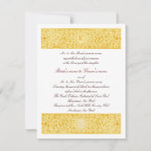 金ゴールドICXC 招待状 (正面)