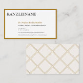 金ゴールドIDカード 名刺 (正面/裏面)