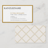 金ゴールドIDカード 名刺 (正面/裏面)