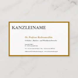 金ゴールドIDカード 名刺