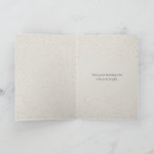 金ゴールドJoyful Tidingsスクリプトカスタムフルフォト シーズンカード (内部)