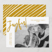 金ゴールドJust Joyful Photo シーズンカード (正面/裏面)