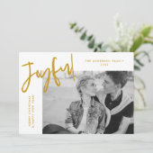 金ゴールドJust Joyful Photo シーズンカード (スタンド正面)
