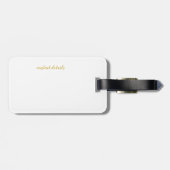 金ゴールドKIA ORA AOTEAROA NZハートラブニュージーランド ラゲッジタグ (裏面横)