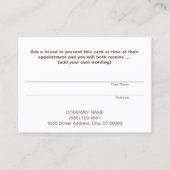 金ゴールドLotus Yogaと瞑想参照カード 紹介カード (裏面)