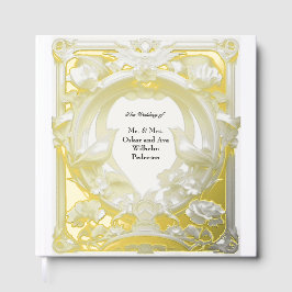 金ゴールド'nファーンモチーフアトリエ結婚ズ ゲストブック