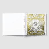 金ゴールド'nファーンモチーフアトリエ結婚ズ ゲストブック (全面)