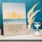 金ゴールドSunナマステ定義 フォトプラーク (側面)